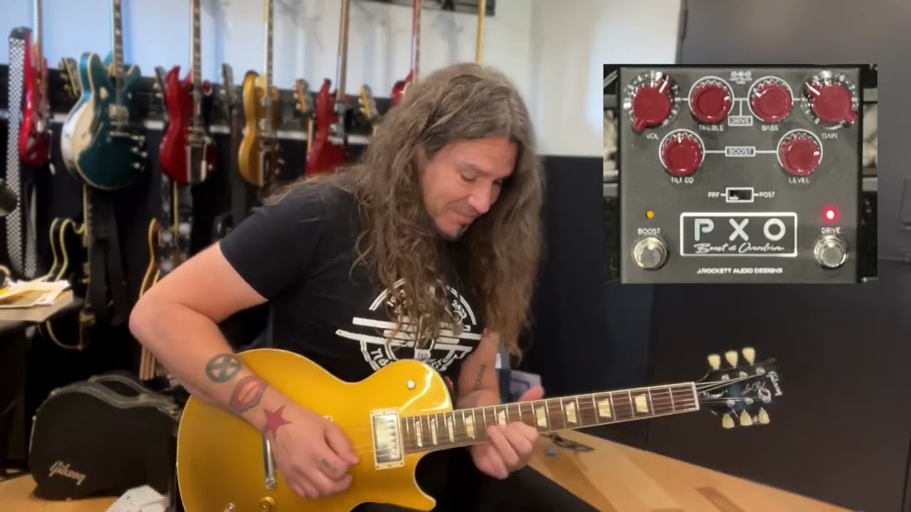 Phil X plays the J. Rockett PXO overdrive /Boost pedal PT 1.