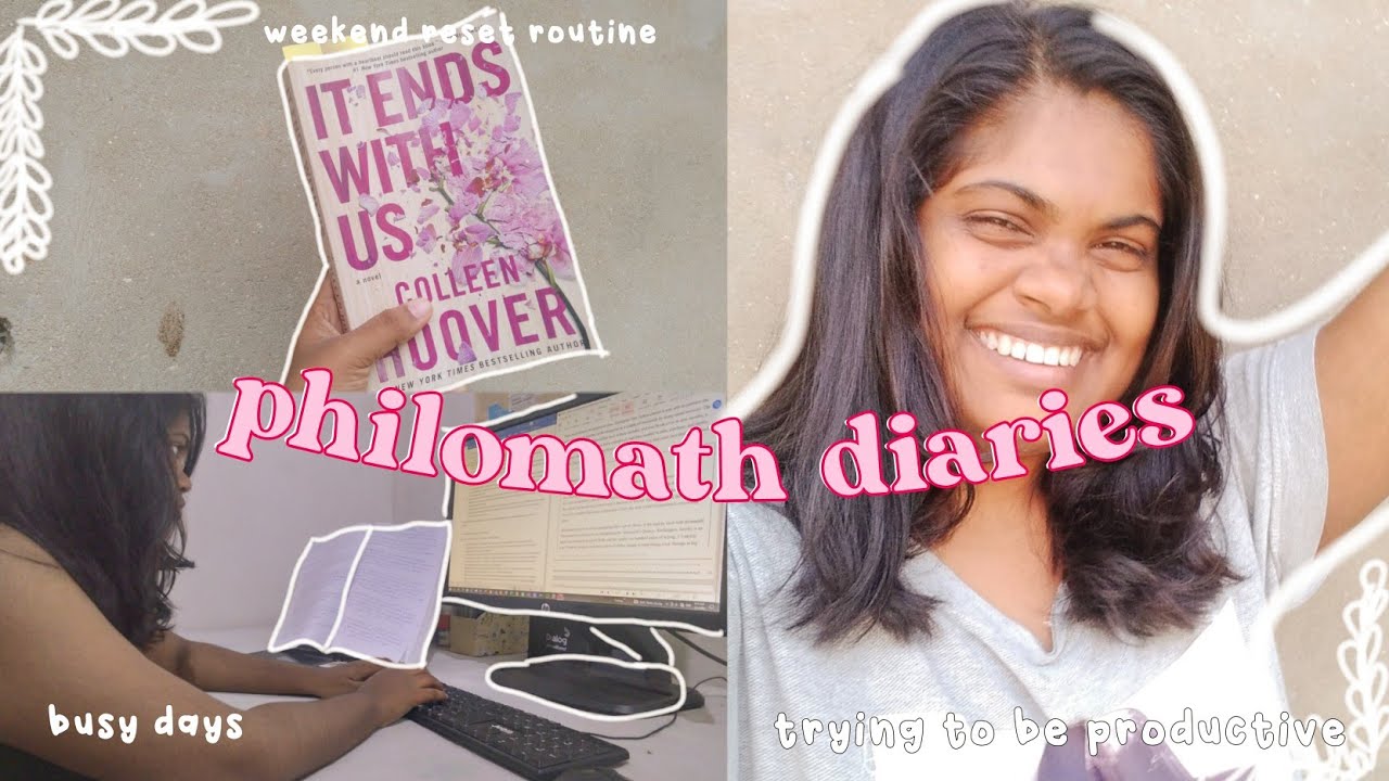 PHILOMATH DIARIES | weekend reset routine and waking at 5 am to be productive
