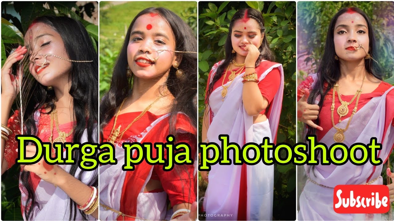 Durga Puja Photography Poses //Agomoni Photoshoot //