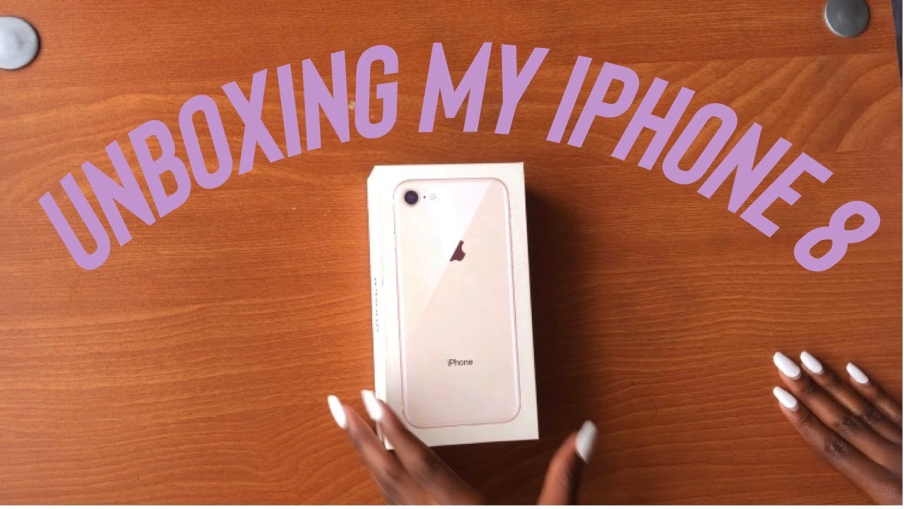 My Gold iPhone 8 unboxing | ASMR