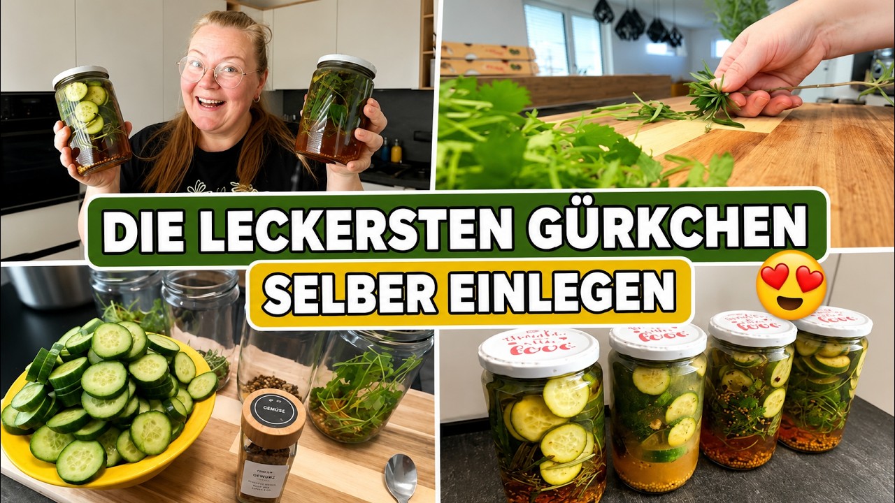 Gürkchen selber einlegen - 4 leckere Sorten, die du im Supermarkt so nicht bekommst! | PrimaDina