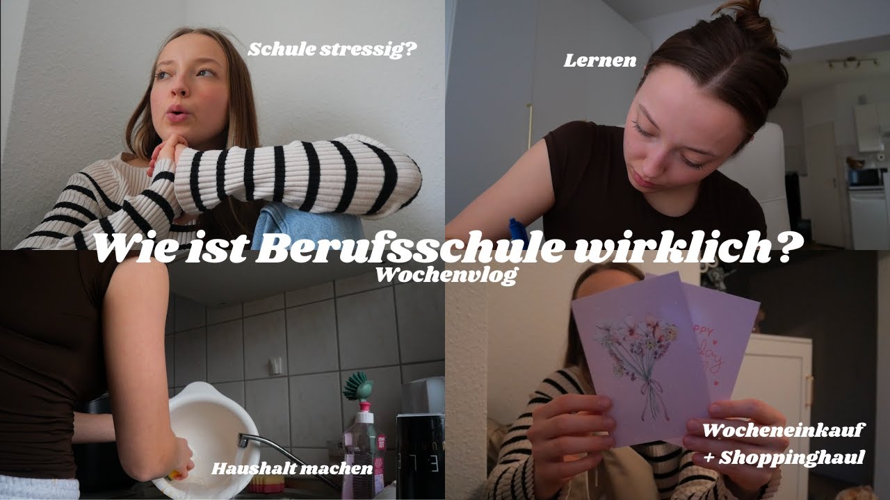 Wie ist die Berufsschule als Mediengestalter? WOCHENVLOG📚🎥  - Leilagoesabroad