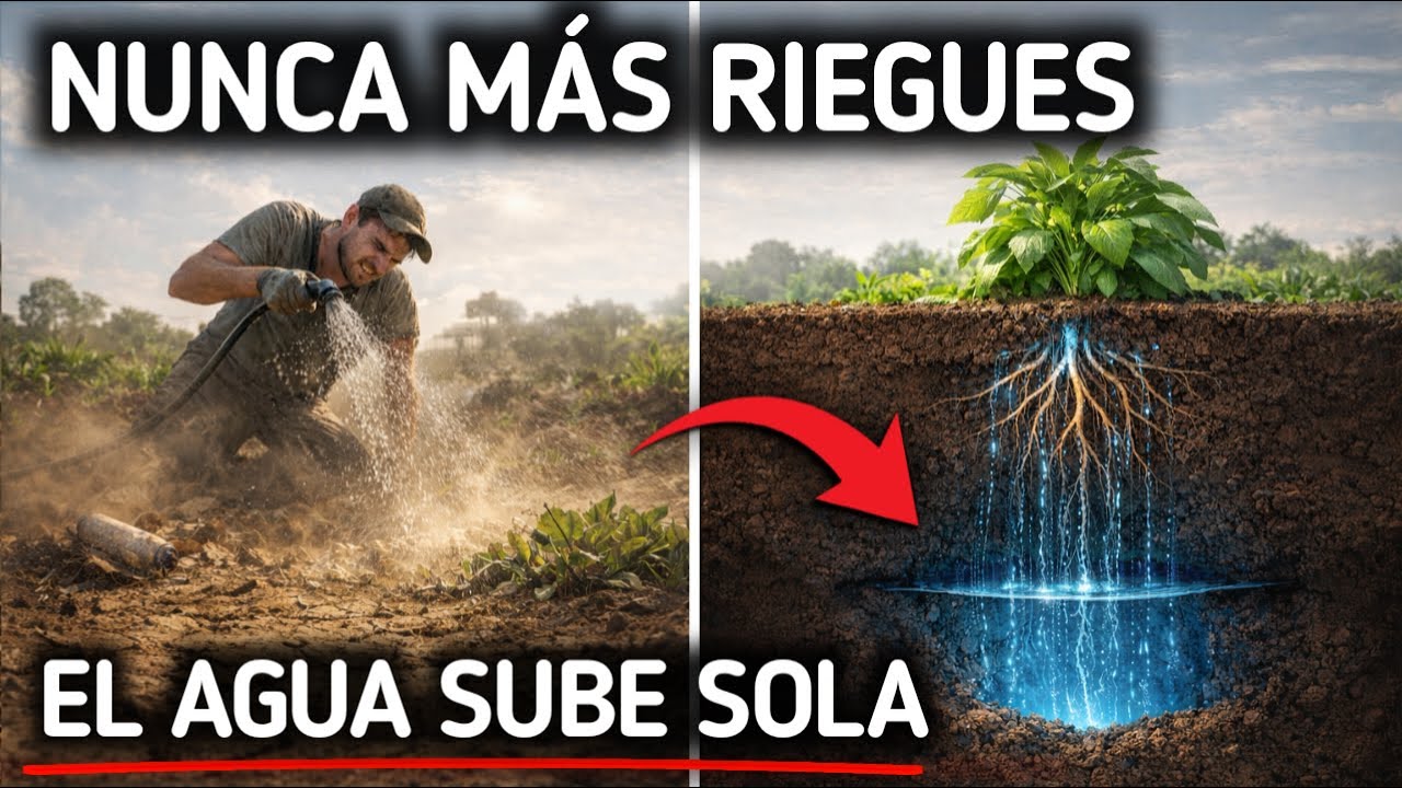 Haz que el Agua 'Suba' Sola: La Técnica que Humilla al Riego por Goteo