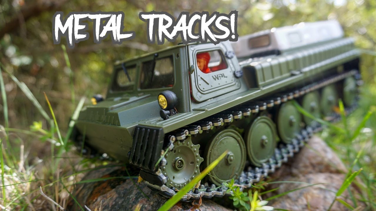 UPGRADED WPL E1 GAZ 71 WITH PRE PRODUCTION METAL TRACKS! WPL E1KM