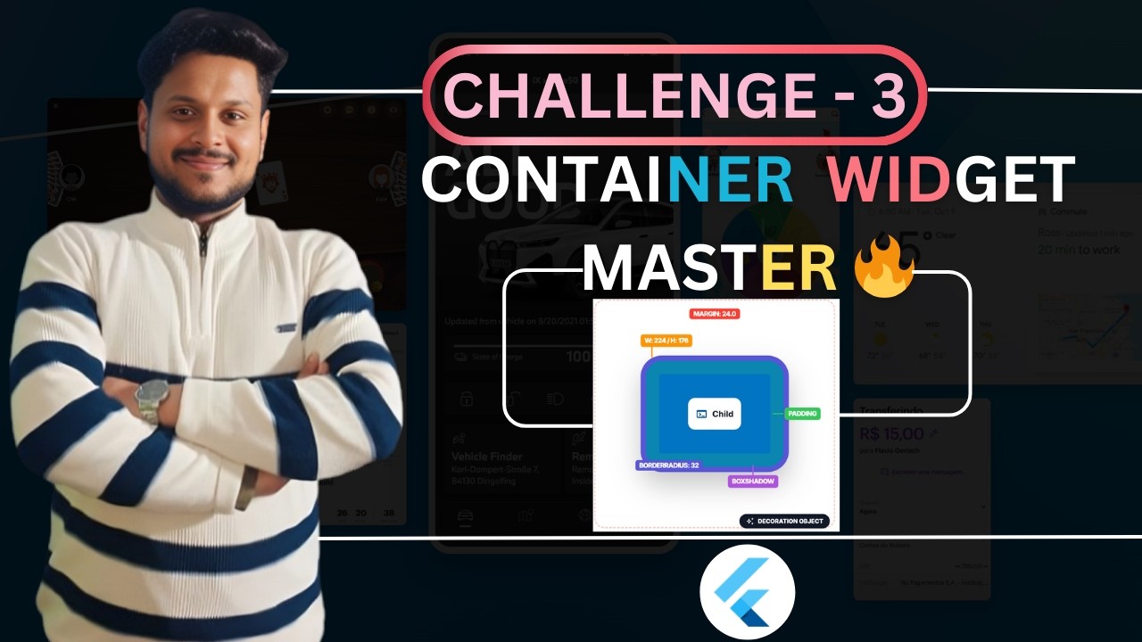 Flutter Container Widget Full Tutorial 🔥 | All Properties Explained for Beginners
