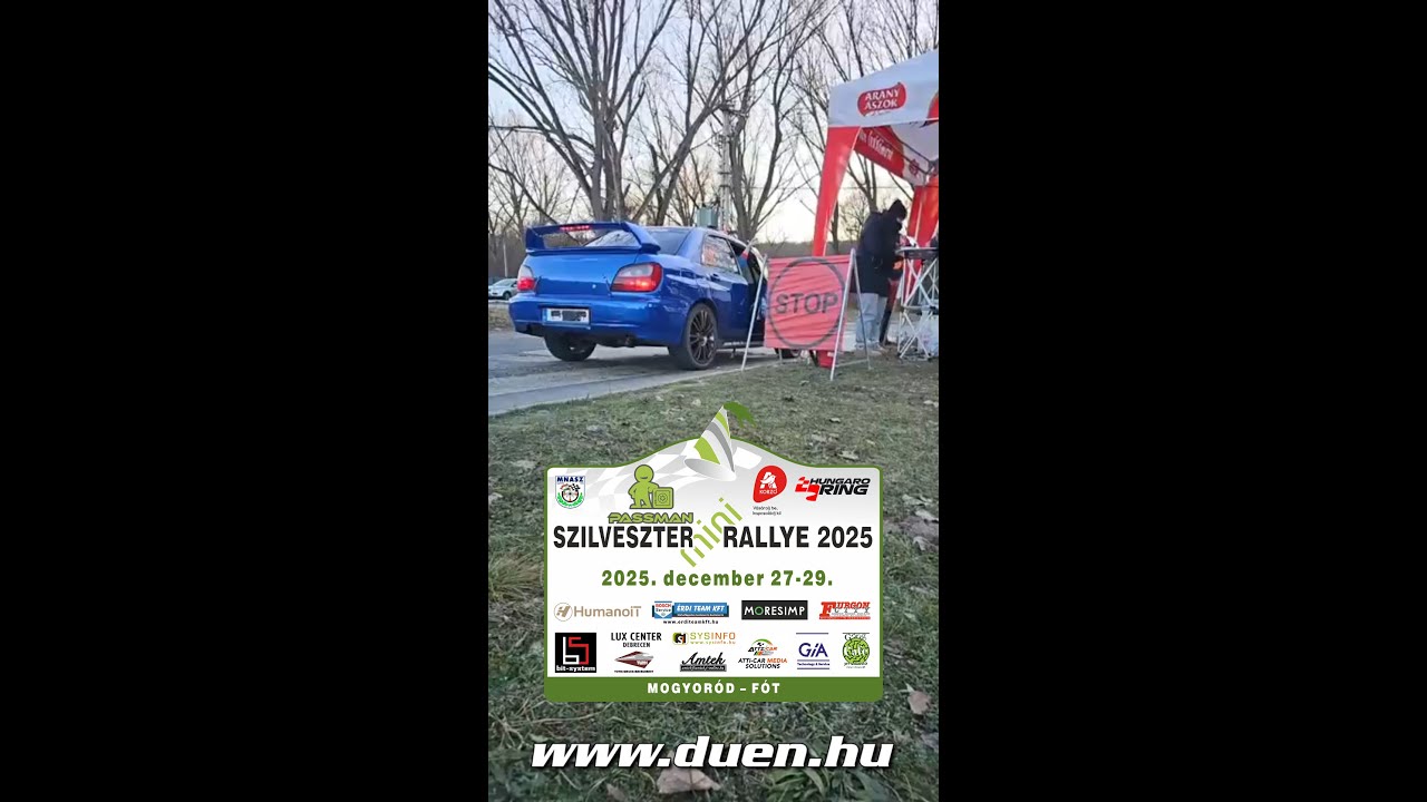 PASSMAN Szilveszter Rallye 2025 - utolsó gyors - Facebook LIVE - RELOADED - 2025.12.29.