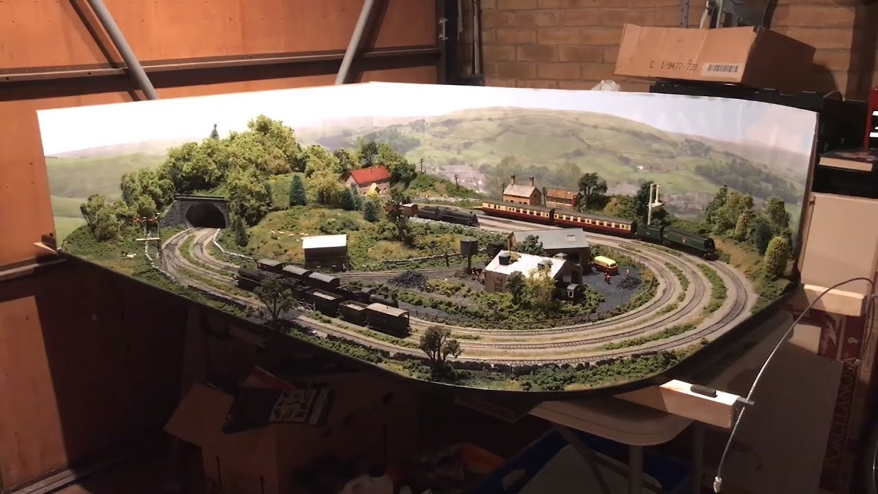 Hornby Trakmat Layout - Model Railway