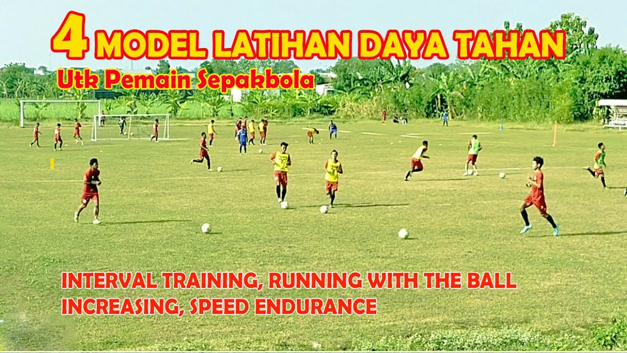 Latihan daya tahan untuk pemain sepakbola. Membantu meningkatkan stamina pemain [Latihan Fisik]