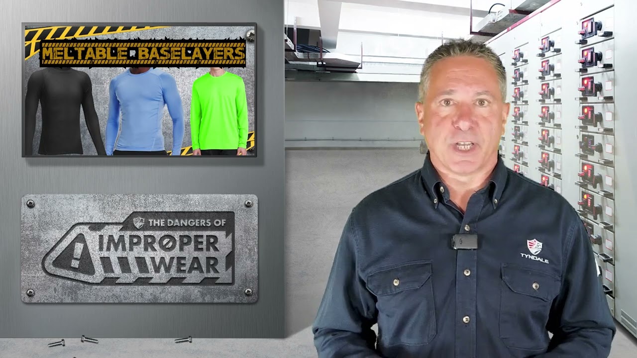 Arc Flash - The Dangers of Improper Wear –  Meltable Base Layers part 1
