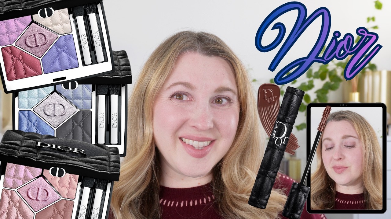 DIOR Spring Cannage Quints in Rose Moire, Lilac Tulle, & Midnight Lame + Diorshow Overvolume