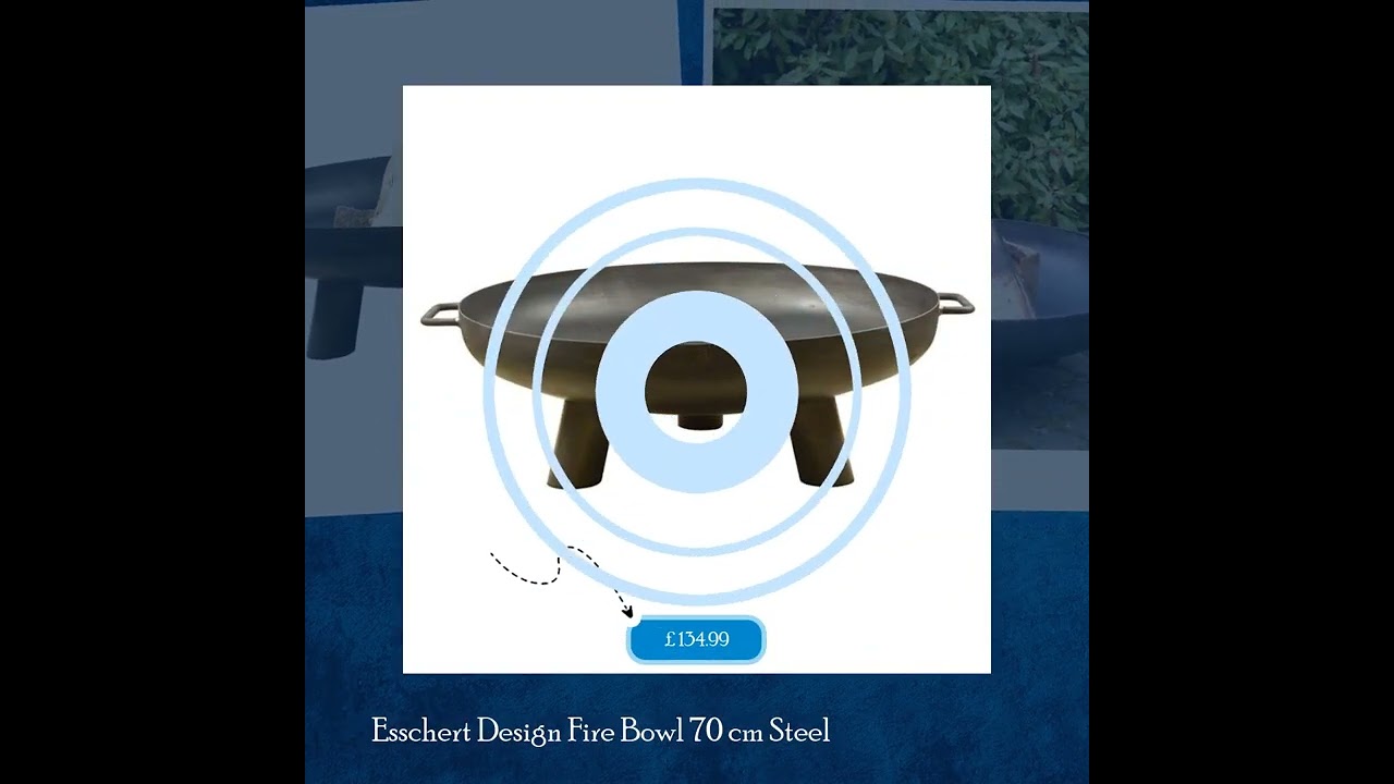 Esschert Design Fire Bowl 70 cm Steel