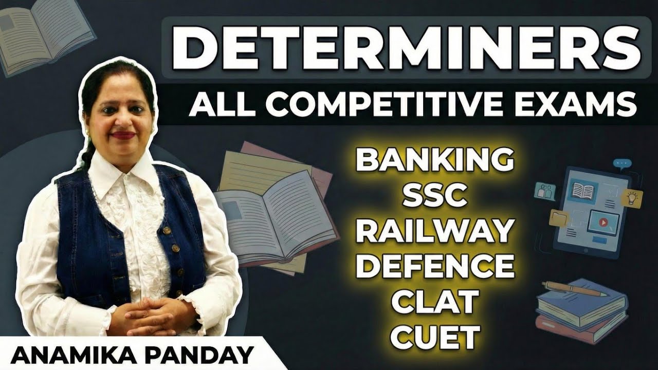 Determiners Complete Concept in One Video | All Competitive Exams | Banking, SSC, Railway, Defence
