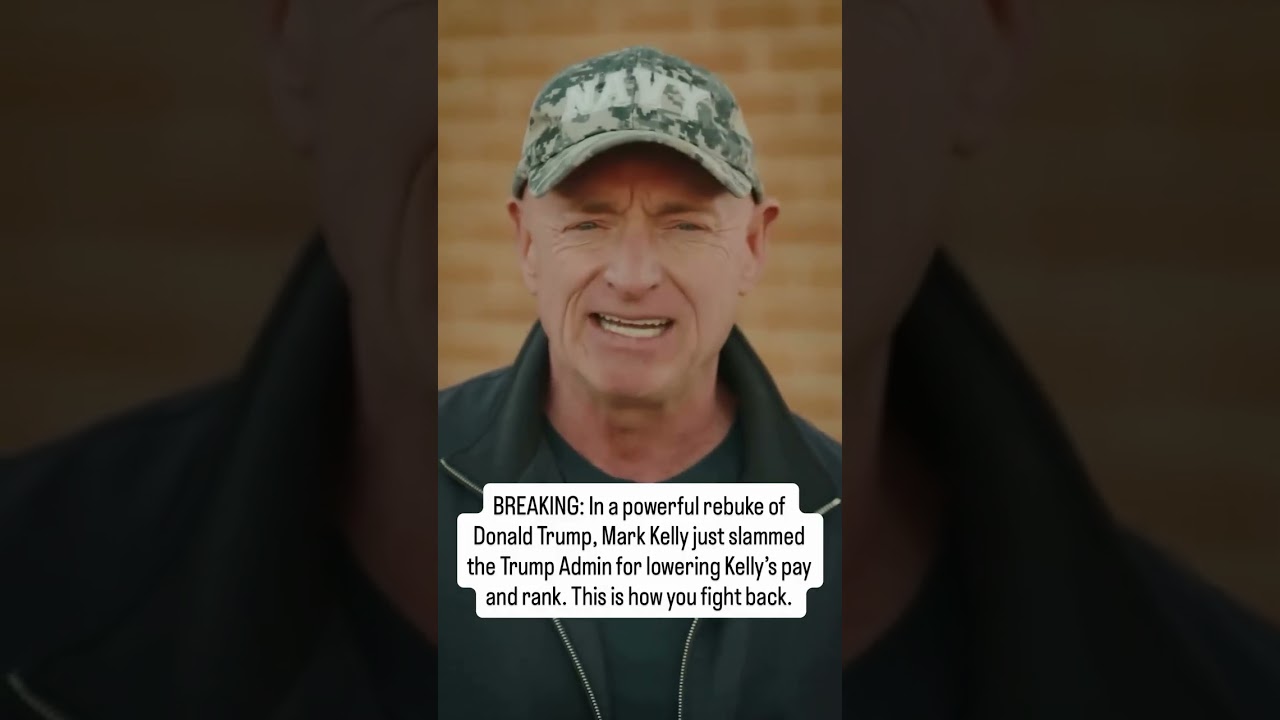 BREAKING: In a powerful rebuke of Donald Trump, Mark Kelly just slammed the Trump Admin for lowering