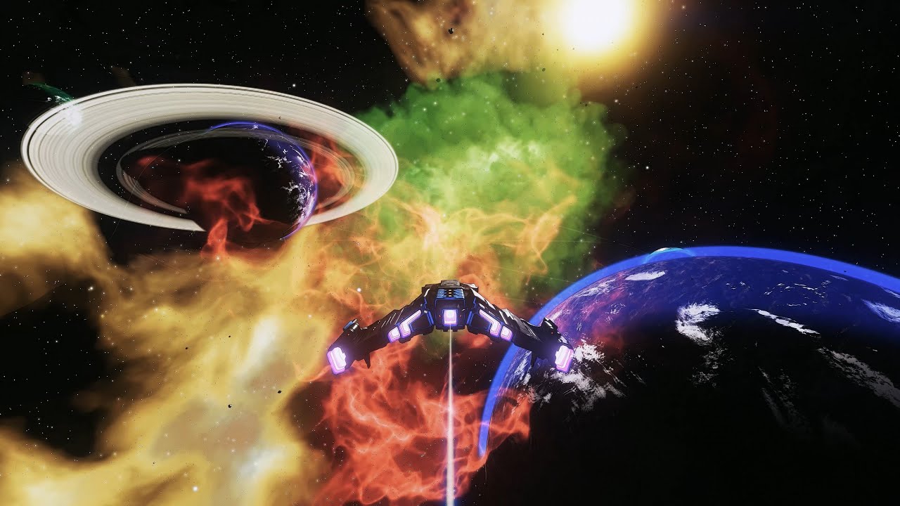 No Man's Sky, Visiting Planets and Space System, 4k Ultra Graphics + Mods. Part 2.