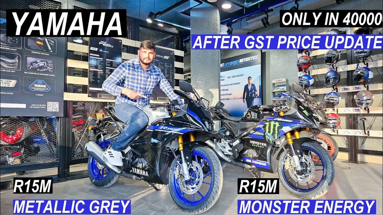 Yamaha R15M Detail Review |Monster Energy & Metallic Grey| New GST Price Update & Easy Loan Options