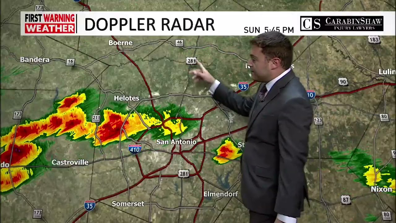 Moderate to heavy rain across San Antonio, flood advisory for local heavy rain
