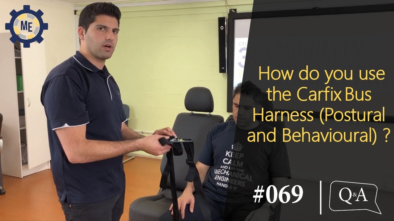 Q&A #069 - How do you use the Carfix Bus Harness (Postural and Behavioural)
