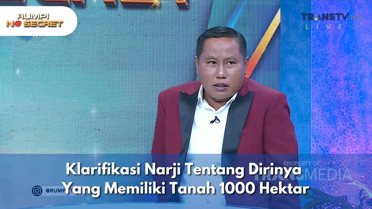 Klarifikasi Narji Tentang Dirinya Yang Memiliki Tanah 1000 Hektar - RUMPI (17/9/25) P1