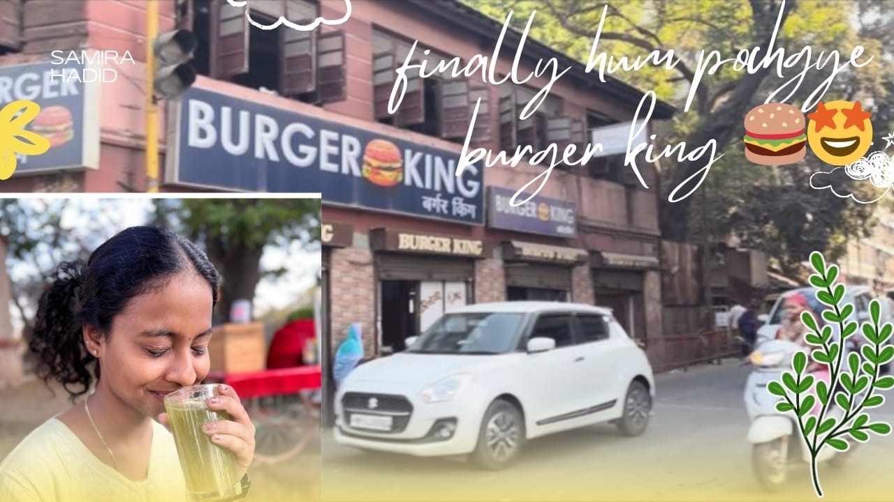 finally humne khaya burger #swatibagali #vlog #vlogger #hindi #hindivlog #burger #burgerking