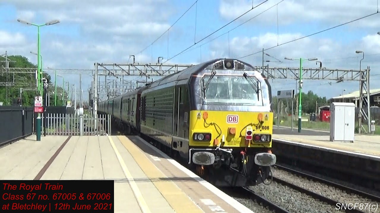 The Royal Train Class 67's at Bletchley | 12th June 2021