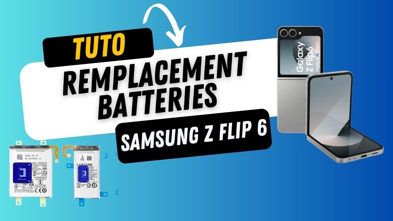 Batteries Samsung Z Flip 6 (F741) - Tutoriel réparation