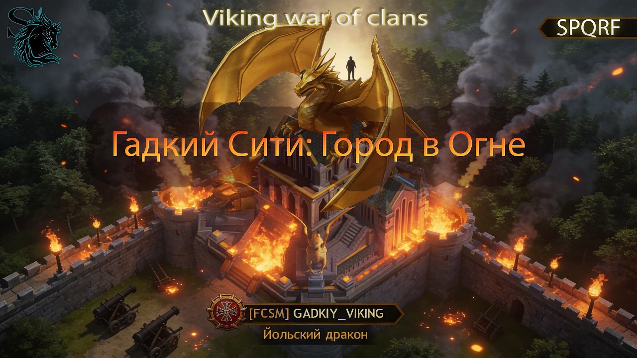 🔴Гадкий Сити: Город в Огне [SPQRF] Всадники чумы |#sintizzzator  #vikingswarofclans #vikings