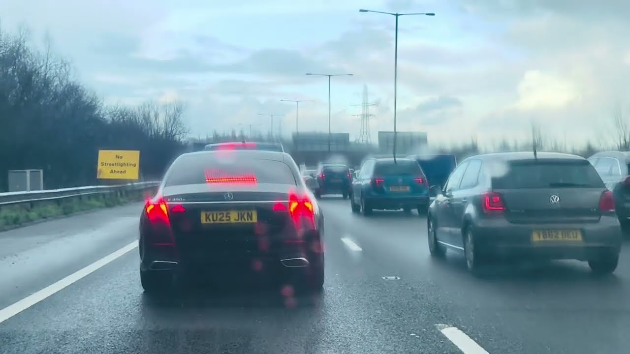 M25 London Heathrow Junction Rainy Drive | Horrible Weather 31 January 2026