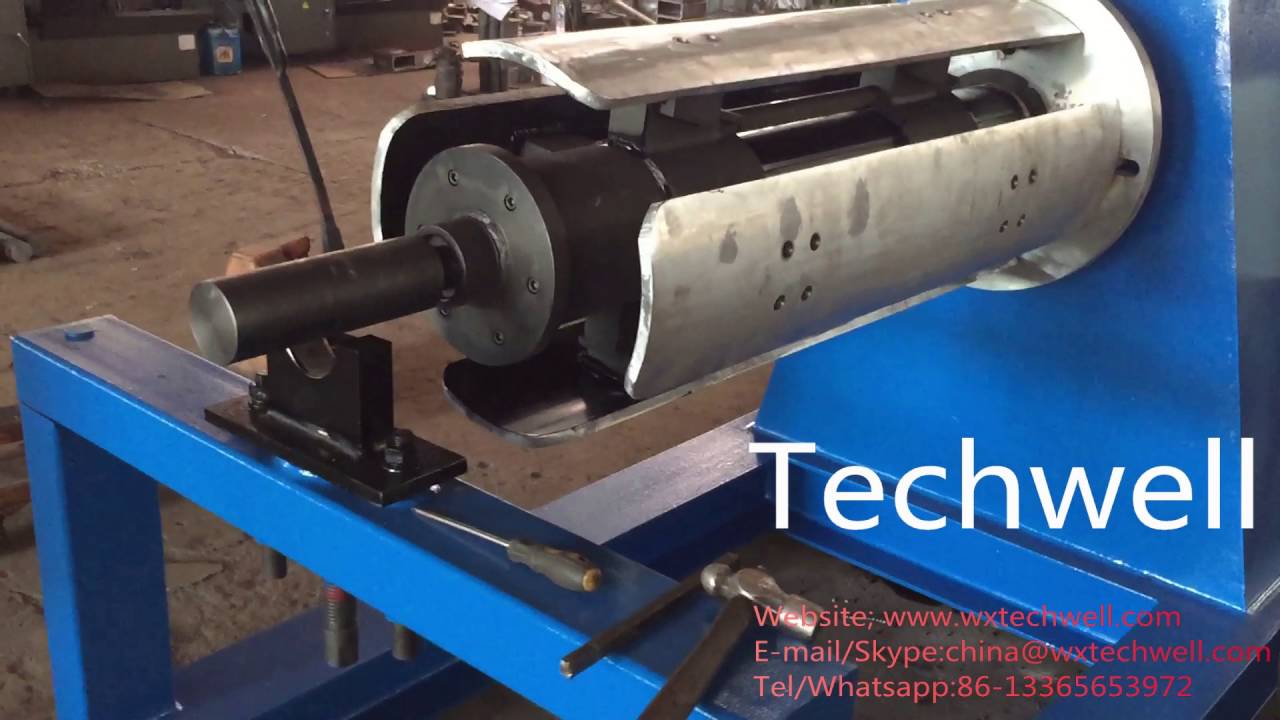 6 Ton Hydraulic Motorized Decoiler, Uncoiler, Reel