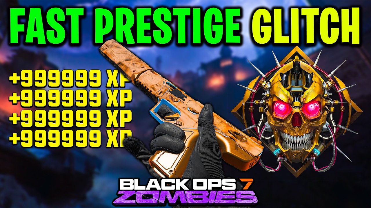 SOLO FAST XP Glitch In BO7 Zombies! ( Prestige FAST & EASY )