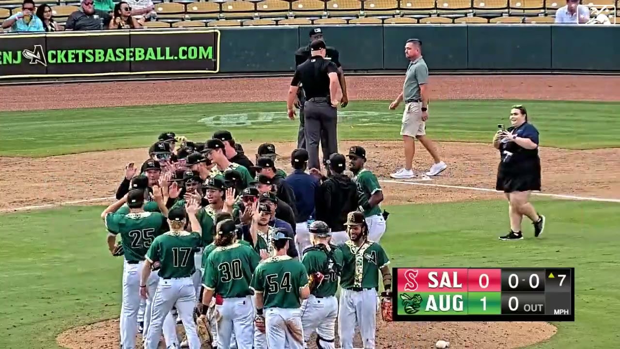 GreenJackets finish no-hitter!