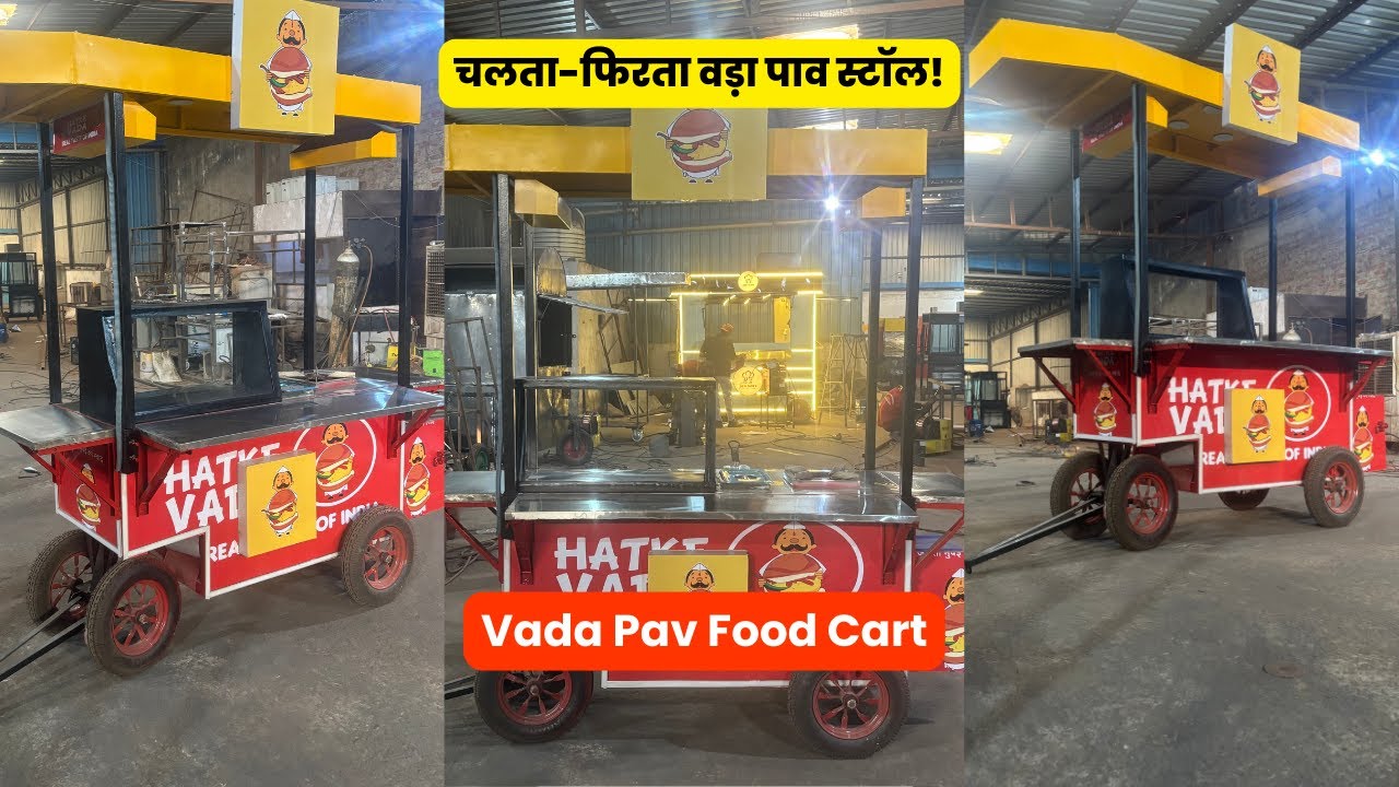 Vada Pav Food Cart – Mumbai Style Street Food Business Start Karein | Carts On Wheel