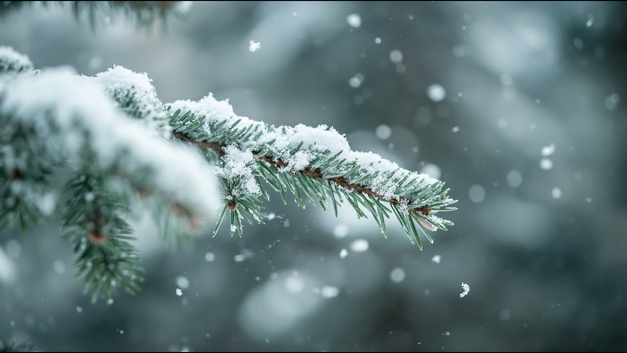 STILL — Snow (Quiet Branch, 2 Hours, 4K)