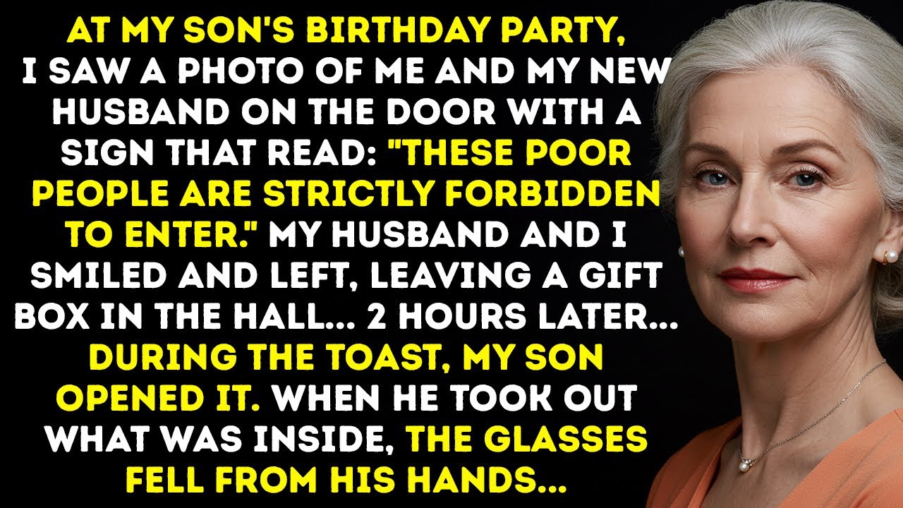 My Son Banned Me And My New Husband From His Party, But A Gift Box Made Him Change His Mind