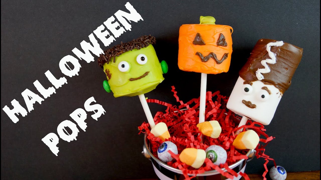 Paletas de Bombones y Chocolate Para Halloween!