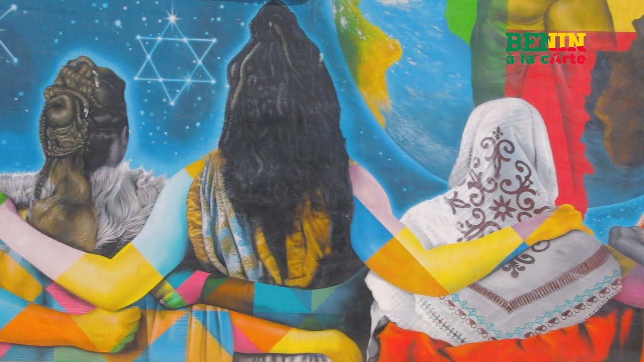Le Bénin dévoilé en couleurs à travers le 3 ème mur le plus long de graffiti au monde 🇧🇯🎨🏆