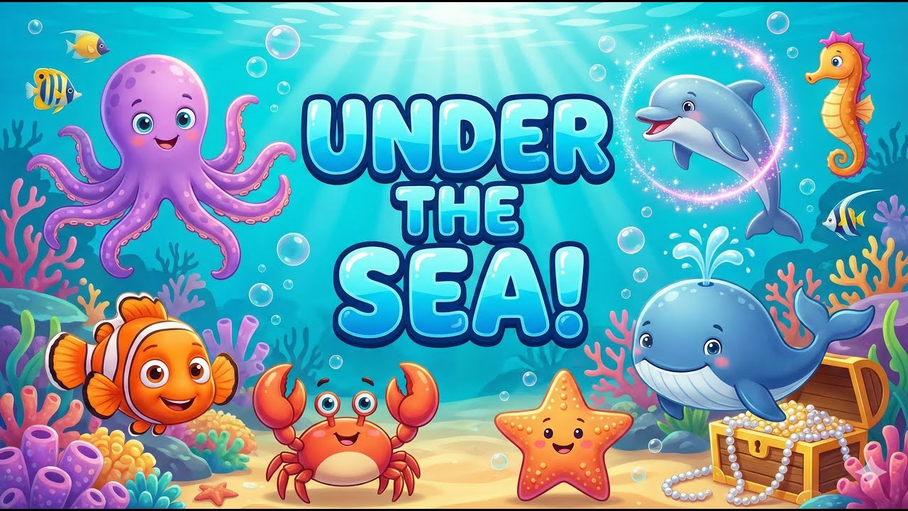 Sea Animals Song for Kids 🐠🐬 | Ocean Animals Song