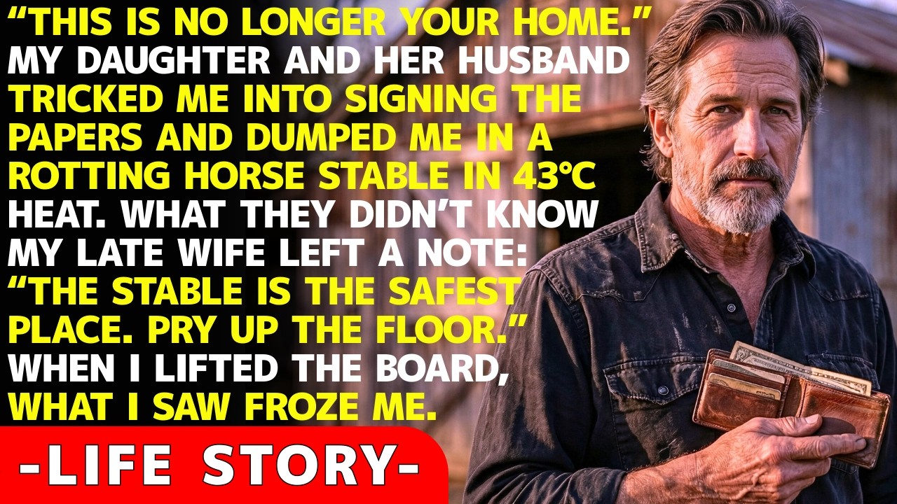 Thrown Out by My Daughter, I Ended Up in a Horse Stable What Was Hidden There Changed My Life