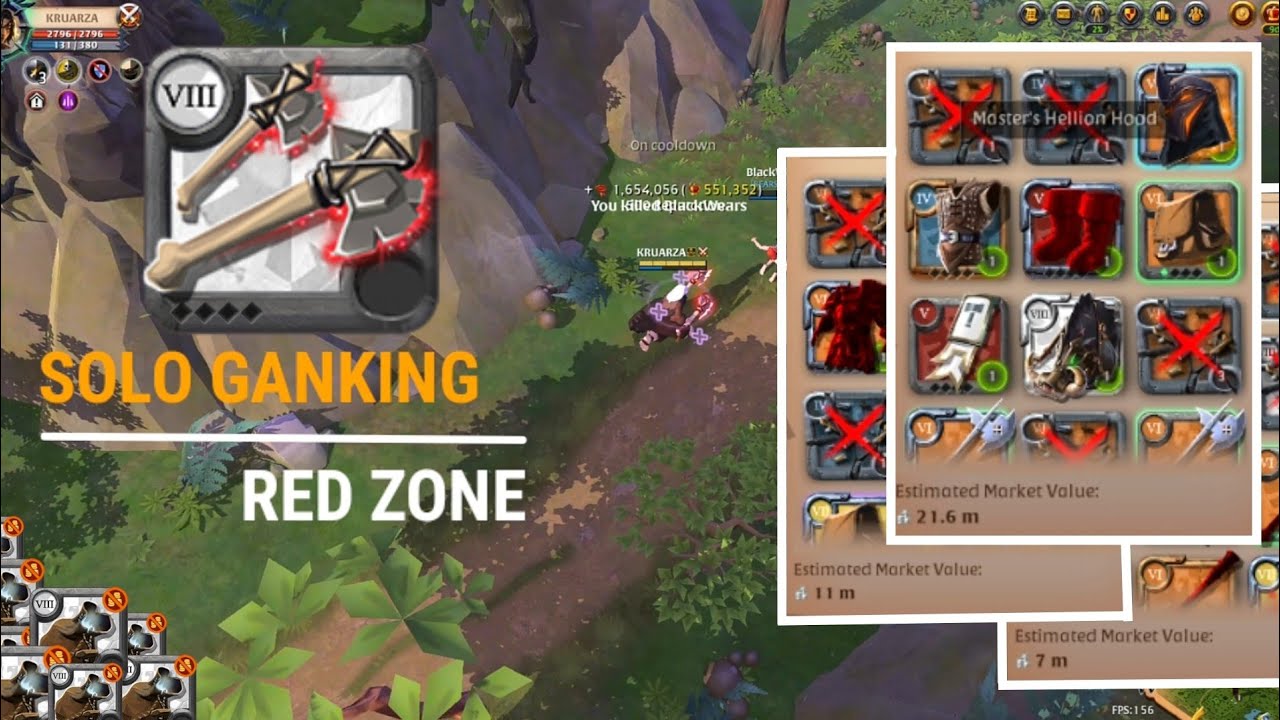 ALBION ONLINE | SOLO ROAMING GANKING BEARPAWS | 72.4 M SOLO PROFIT | PVP OPEN WORLD
