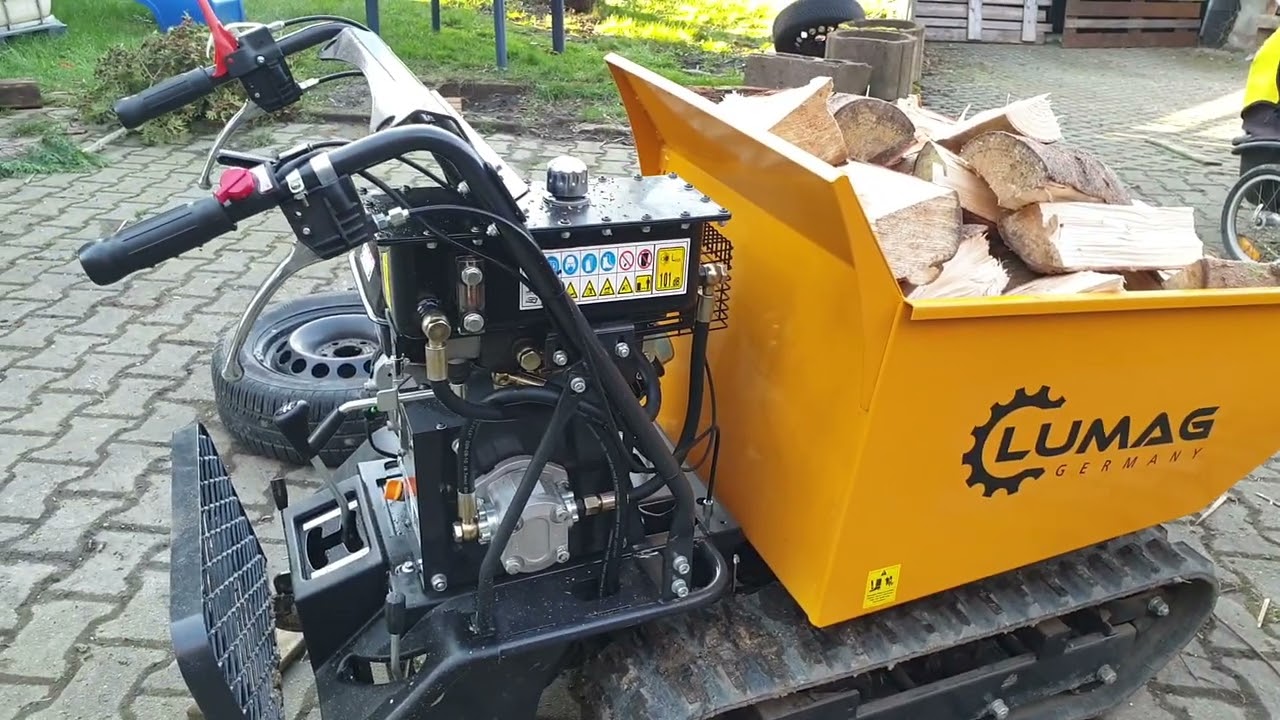 Lumag minidumper/ #dumper  Gangschaltung und kippmulde #dumper #working #craft #iş makinesi