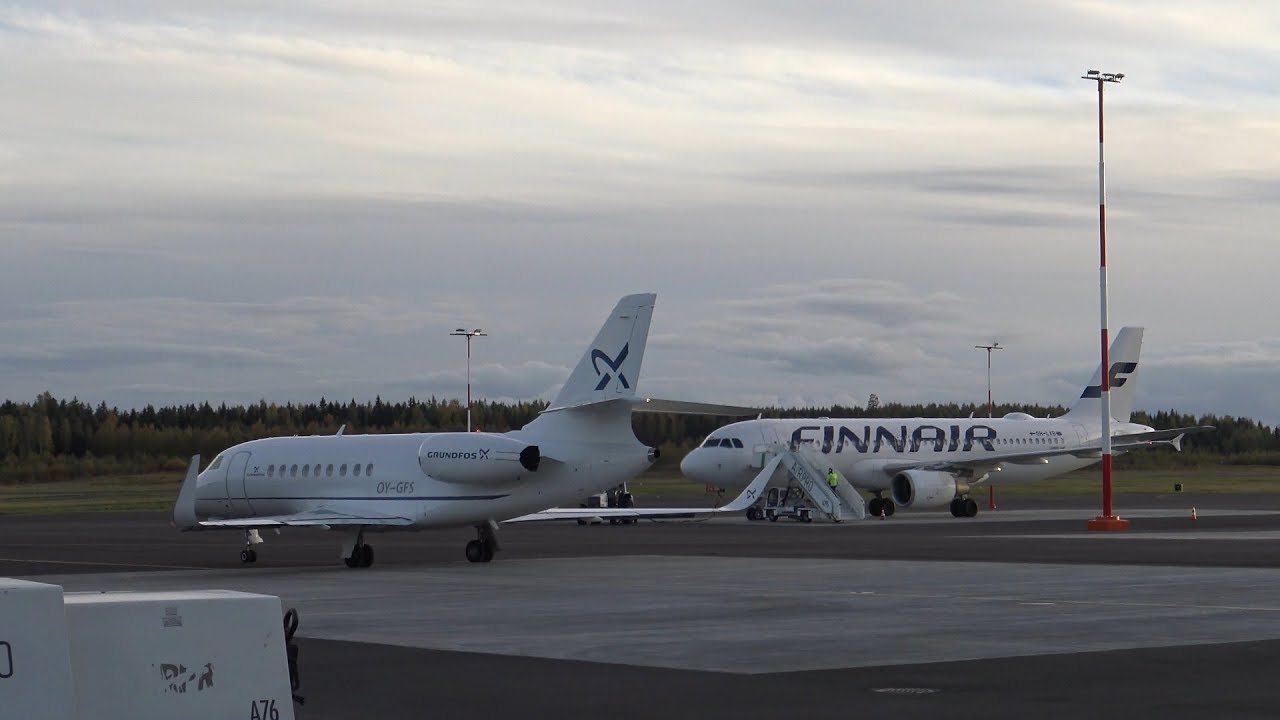 Air Alsie Dassault Falcon 2000XLS OY-GFS at Tampere-Pirkkala