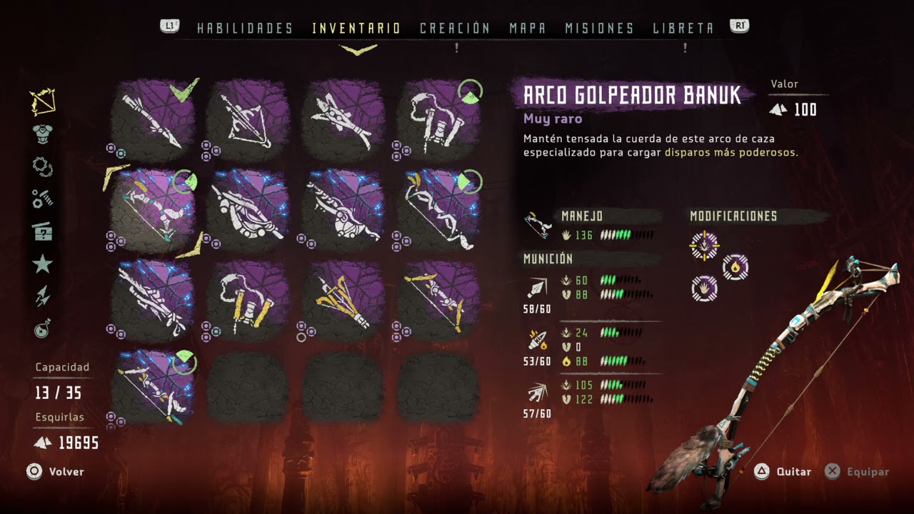 Horizon Zero Dawn las mejores armas del juego