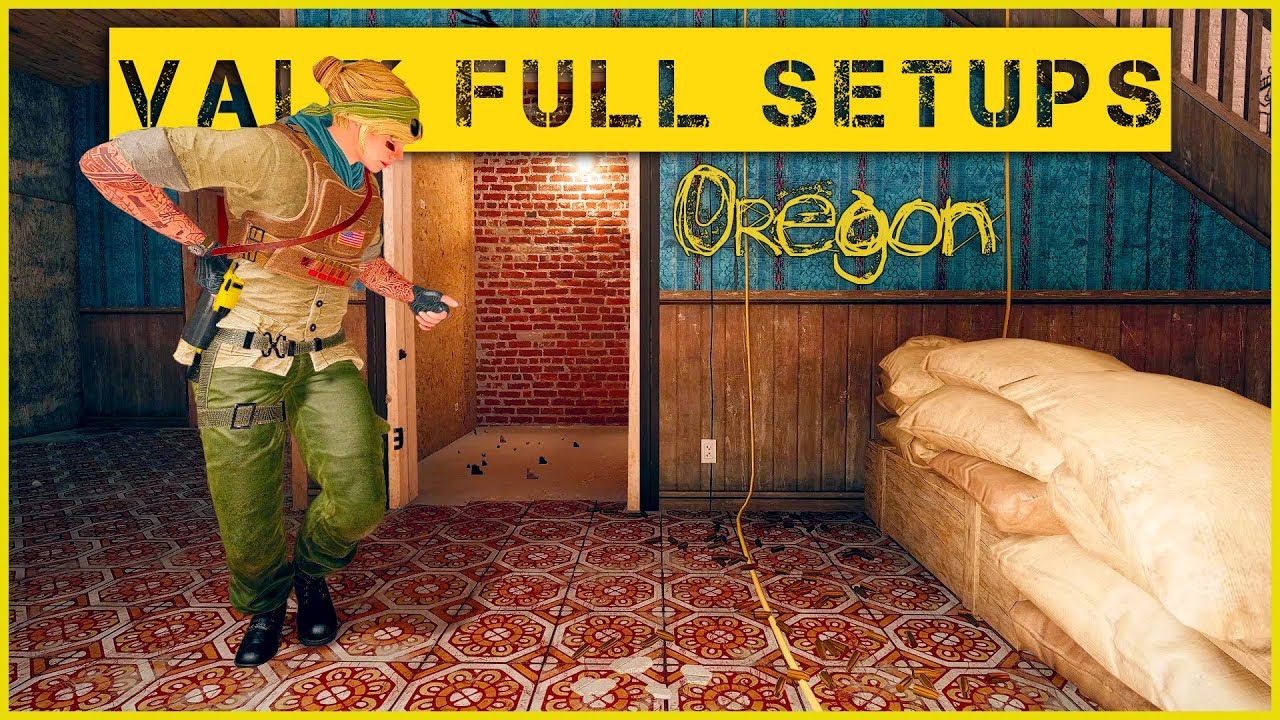 Valk Full Setups: Oregon | Valkyrie Camera Spots on Ranked Maps | Rainbow Six Siege