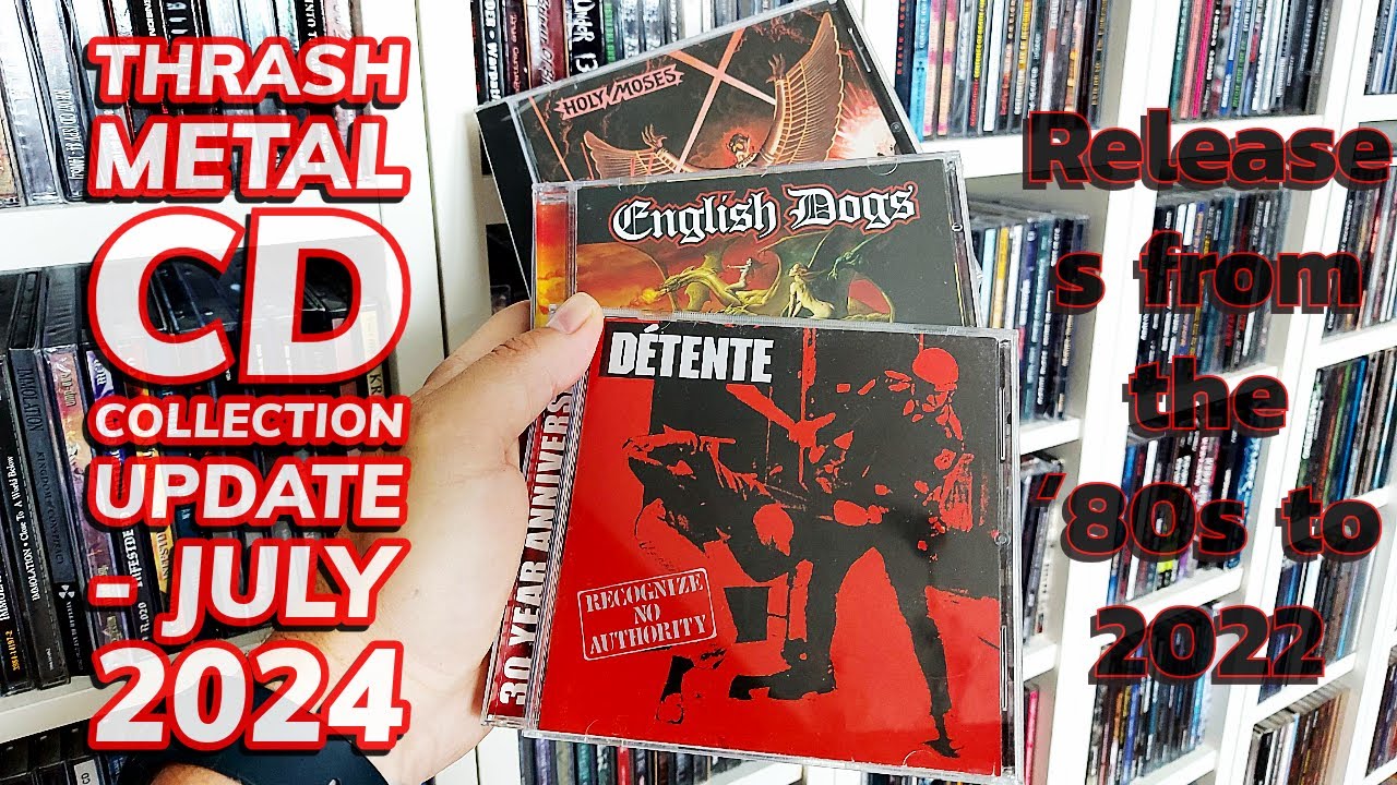 THRASH METAL CD COLLECTION UPDATE - from the ´80s to 2022 (Speed, Heavy, Death, Crossover,...)