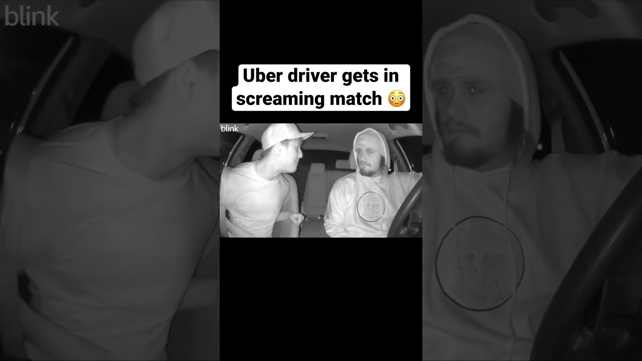 Водитель Uber вступает в яростную драку! 😳 (Daawave) #шорты