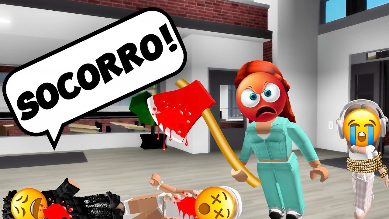 A merendeira malvada que fez picadinho dos alunos - História Roblox