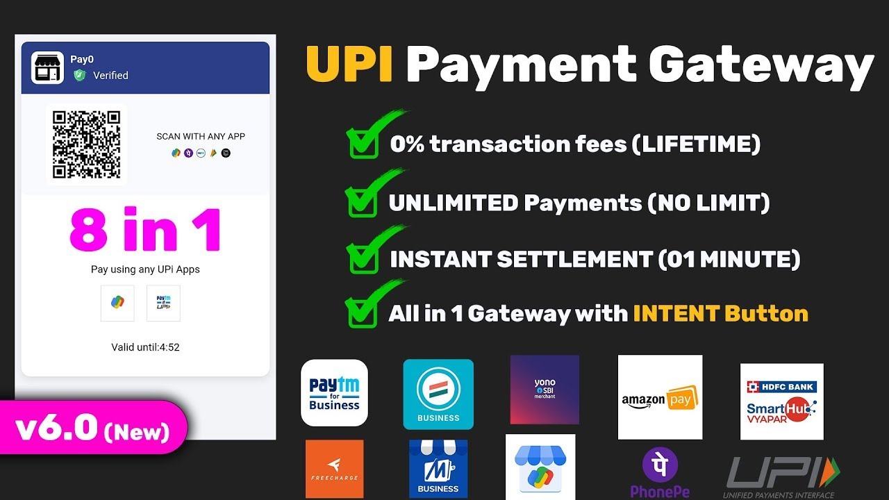 8 IN 1 UPI Payment Gateway Source Code || Complete Setup #GARUDHUB