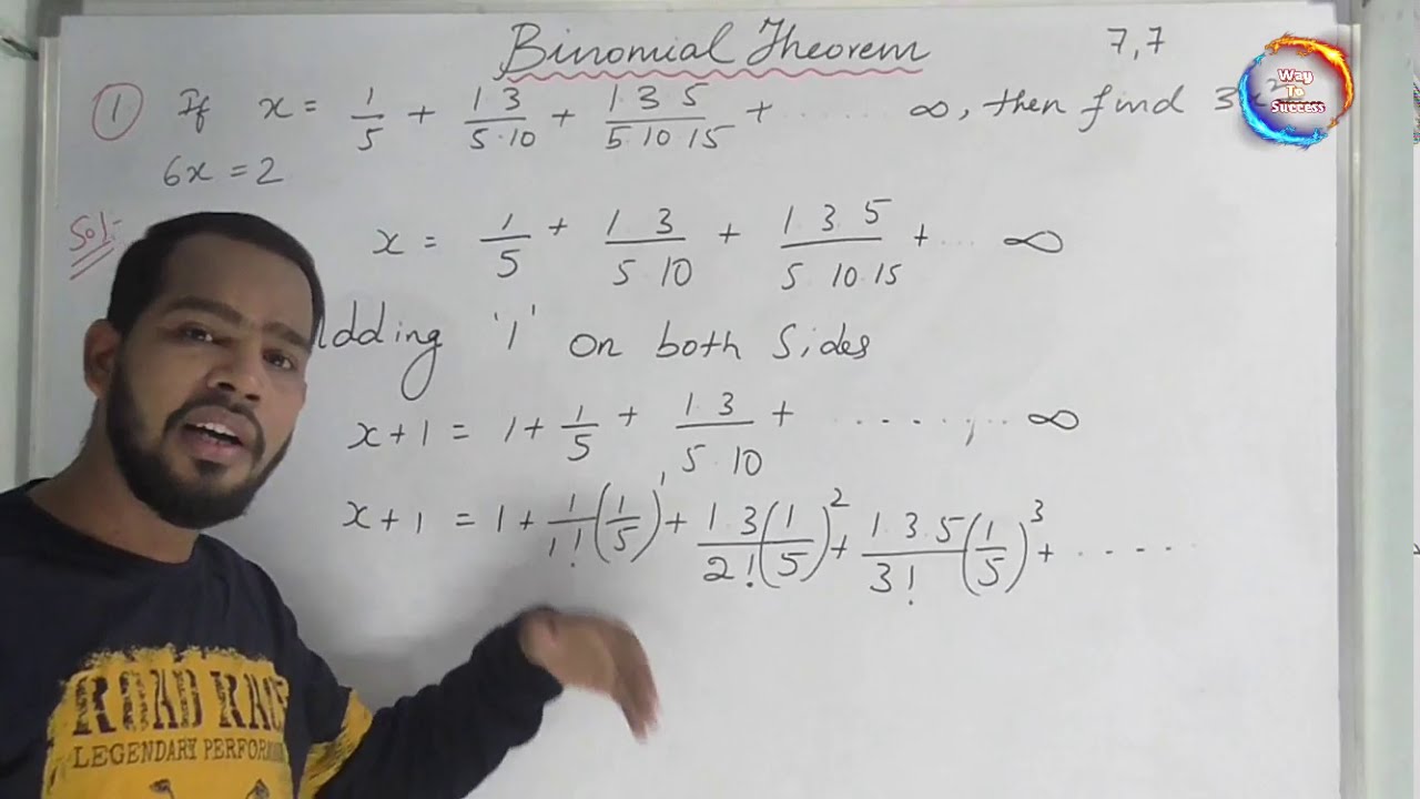Maths IIA - Binomial Theorem 7 Marks Important Sums With Solutions || Clear Explanation.