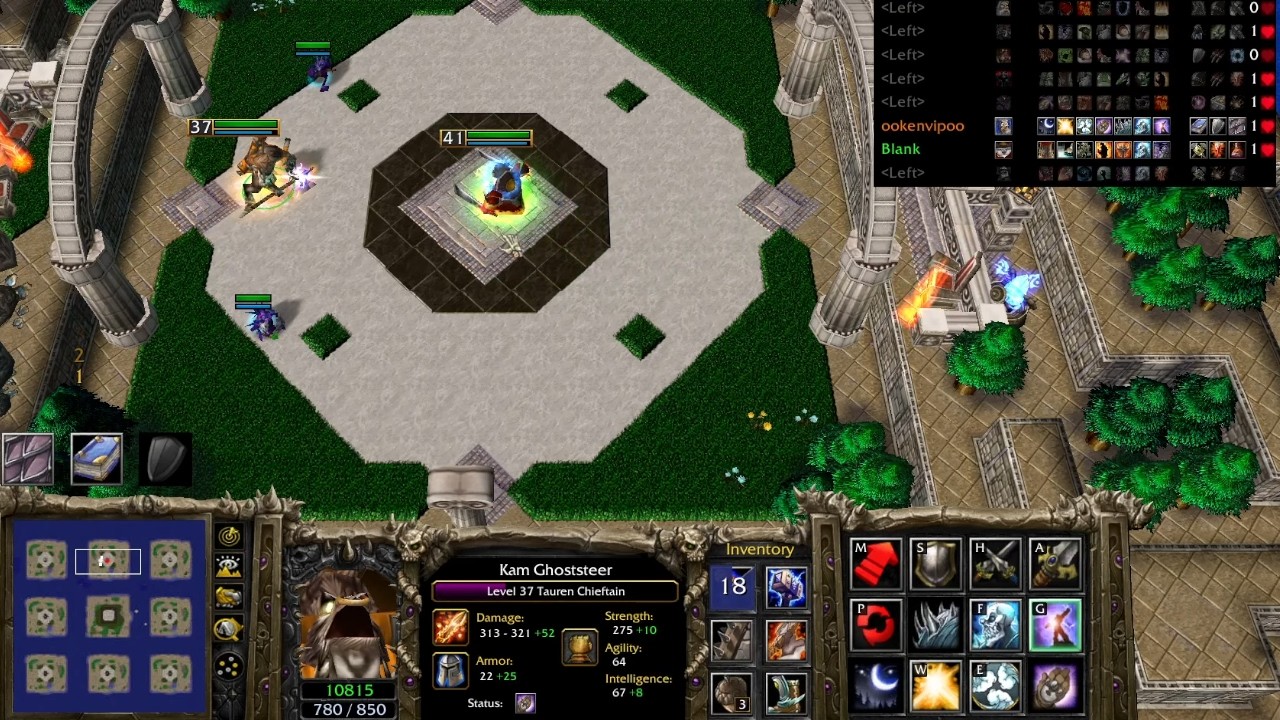 🟦Tauren Chieftain hits and run [Balanced Hero Survival v0.88D2] (ESP)