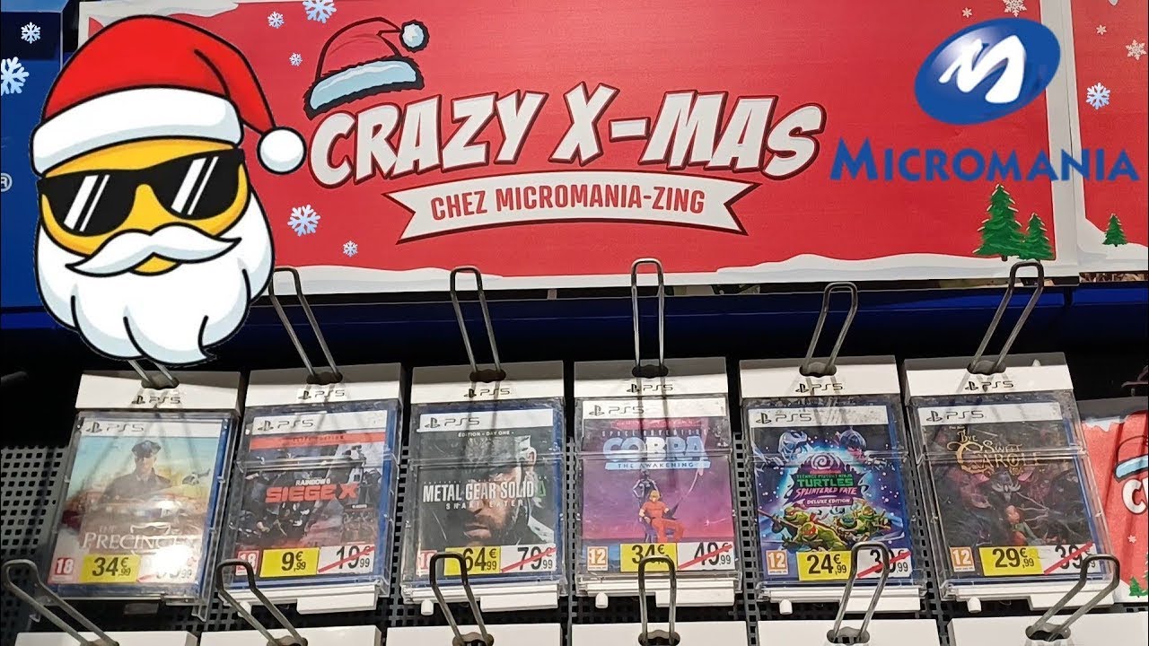 ACHATS et cadeaux de NOËL 🎁 100% GAMING #micromania #haul #viral #noel #jeuxvidéo #ps5 #playstation