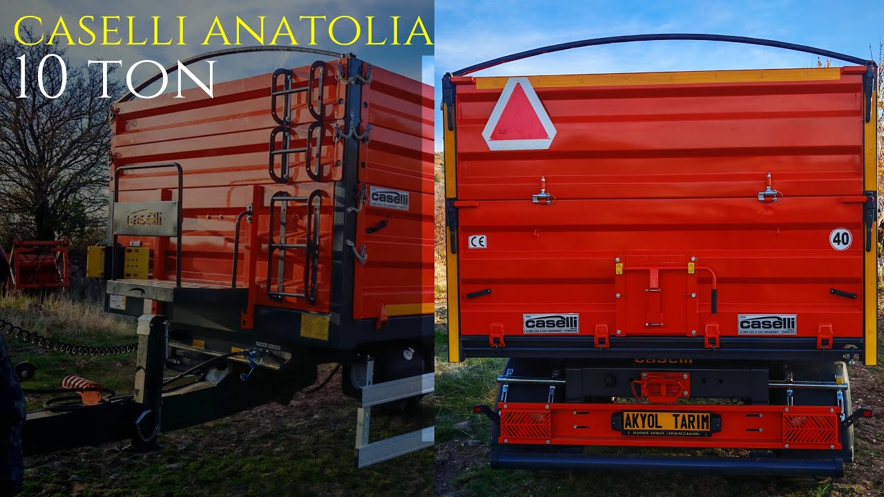 Caselli Anatolia 10 Ton Tandem Dingilli Römork Tanıtımı - Detaylı İnceleme